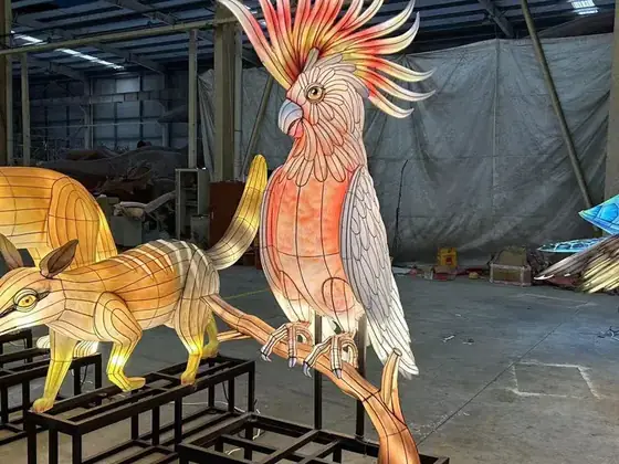 Cacatúa luminosa LED