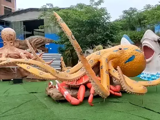 Cangrejo gigante animatrónico