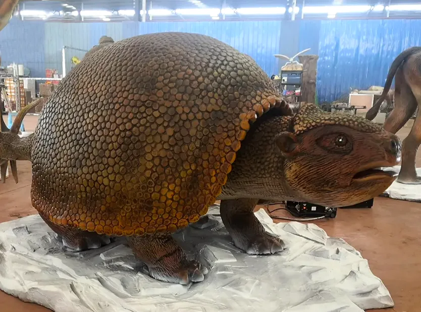 Gliptodonte animatrónico
