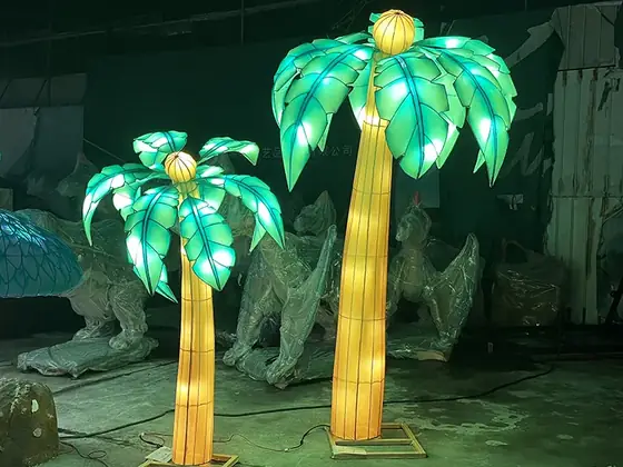Palmera luminosa LED