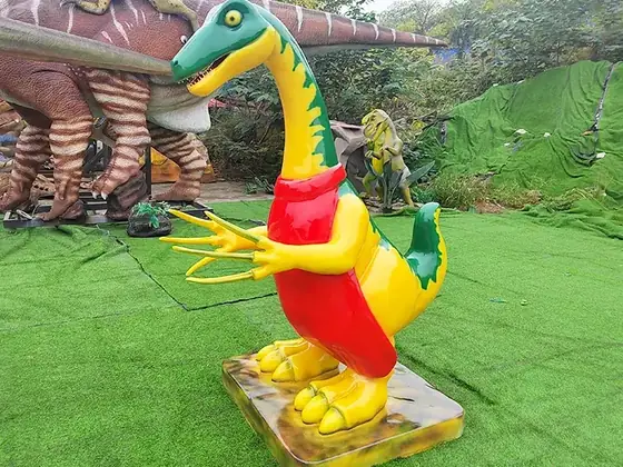 Papelera temática de dinosaurio