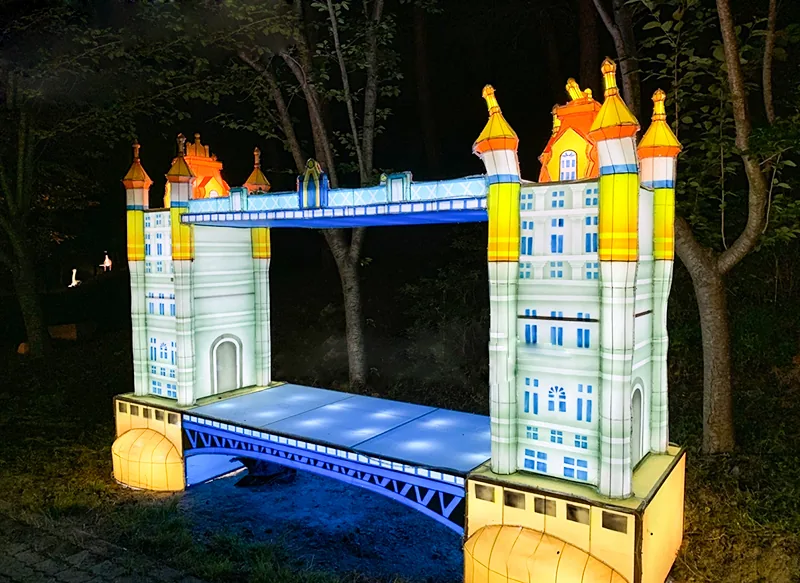 Puente Tower Bridge luminoso LED