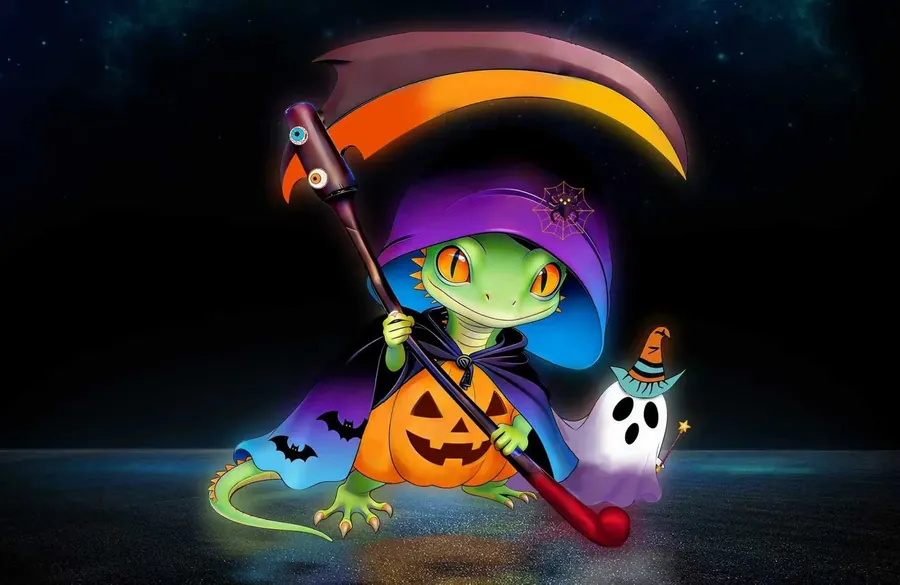 Segador de Halloween luminoso LED
